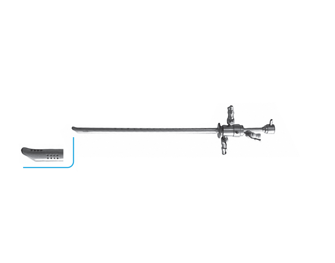 Continuous flow 9,5 fr laser cystoscope sheath with hi flow ports