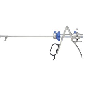 Lithotripsy sheath with central valve